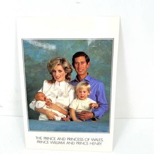 1984 Royal Family Princess Diana Prince William and their sons